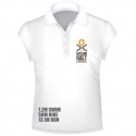 SALE 30% OFF - Outlaw Half - Womens White Polo Shirt